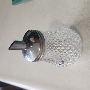 Vintage Diamond Cut Glass Dispenser